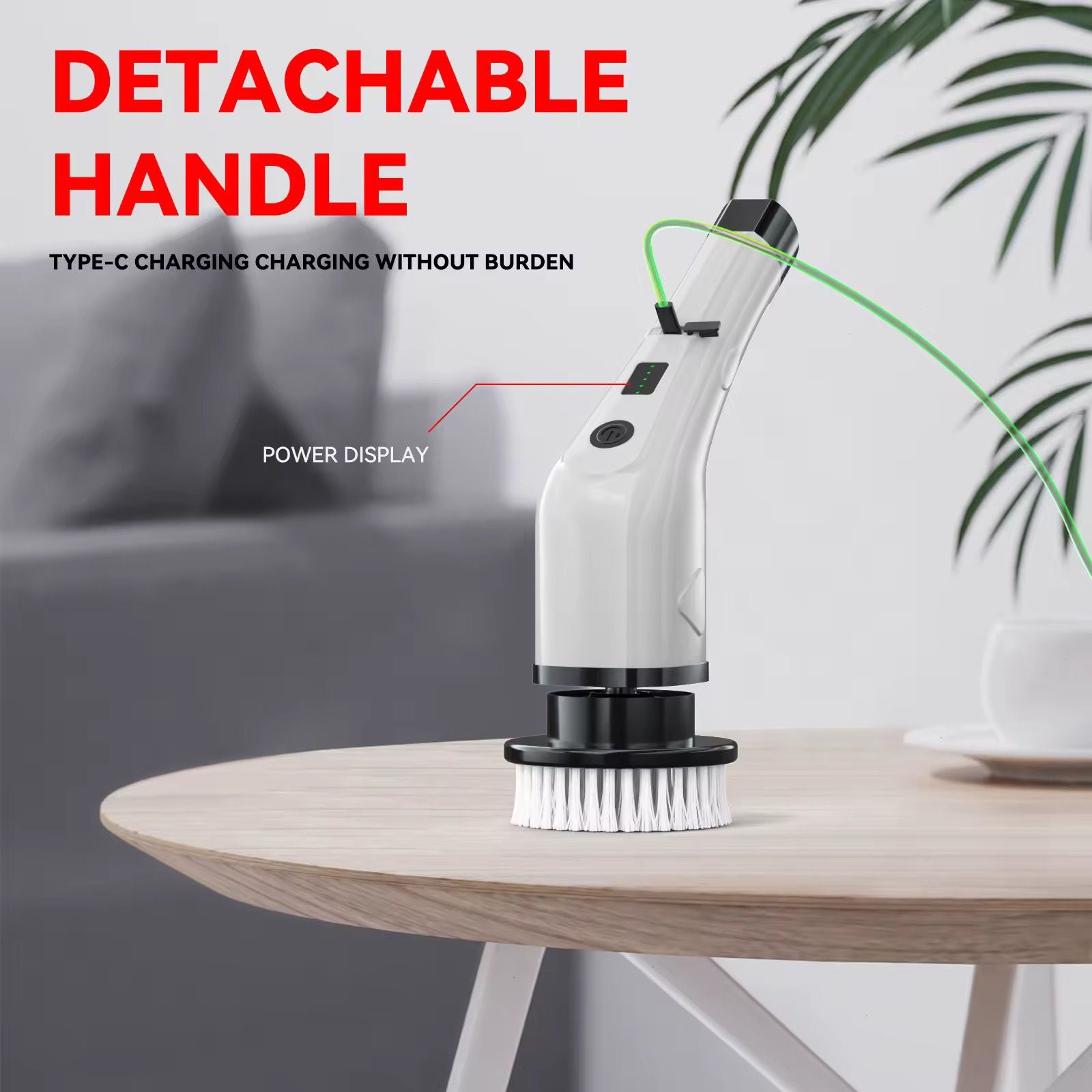 Cepillo de limpieza eléctrico inalámbrico multifuncional 9 en 1, cepillo para el hogar, cocina, baño, herramientas de limpieza giratorias de mano USB