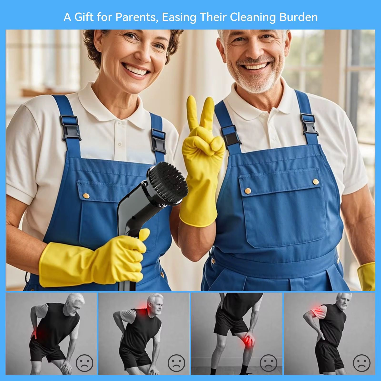 Cepillo de limpieza eléctrico inalámbrico multifuncional 9 en 1, cepillo para el hogar, cocina, baño, herramientas de limpieza giratorias de mano USB